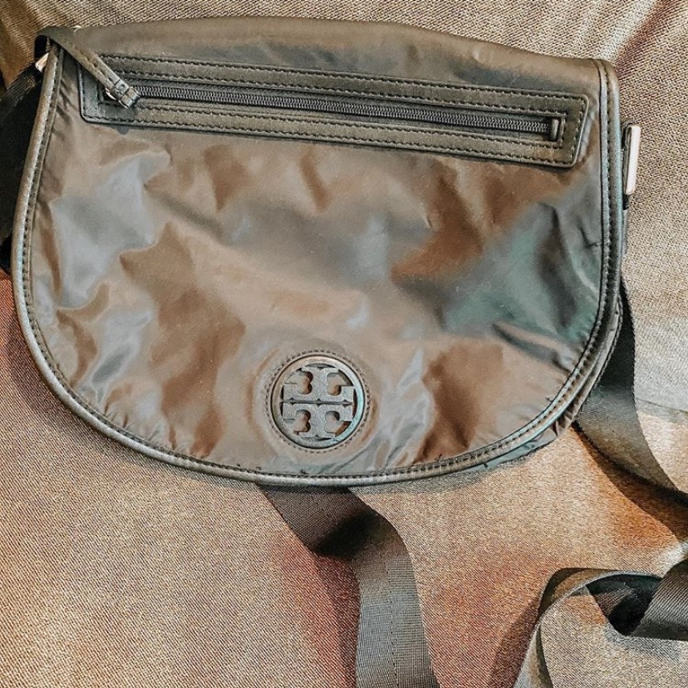 All Black Nylon Tory Burch